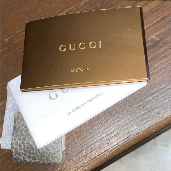 Calfskin Large GUCCI AUTHENTIC GRAY Shoulder Bag - Picture 4 of 6